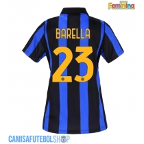 Camisa de time de futebol Inter Milan Nicolo Barella #23 Replicas 1º Equipamento Feminina 2026-27 Manga Curta